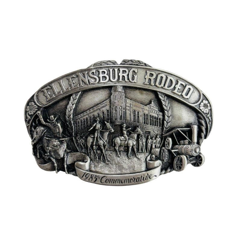 Ellensburg Rodeo Belt Buckle 1985 CW-13518_01bc6e9e-42cd-4429-8609-4b6f4e2f85b6