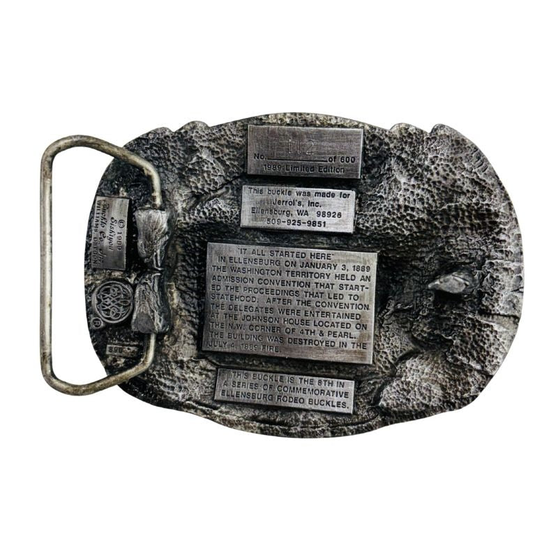 Ellensburg Rodeo Belt Buckle 1989 CW-13522_ec37c6db-75d5-4f59-8662-1aa39c0ce03c
