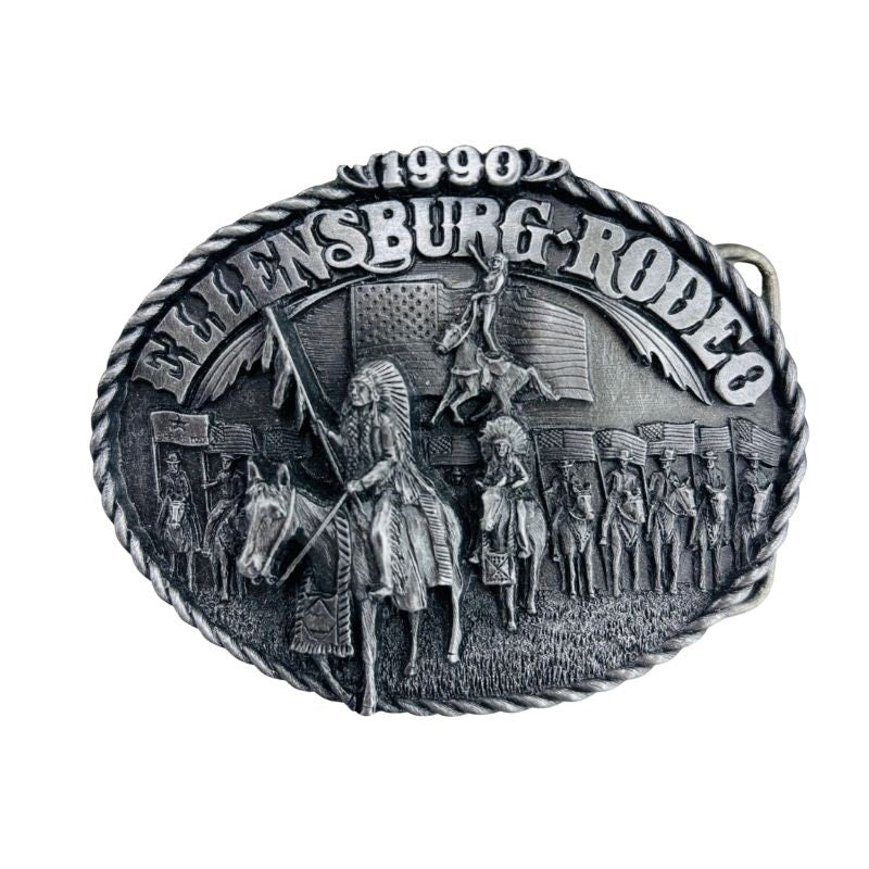 Ellensburg Rodeo Belt Buckle 1990 CW-13523