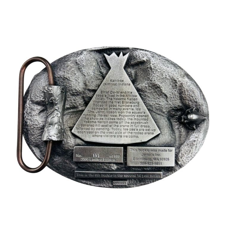 Ellensburg Rodeo Belt Buckle 2000 CW-13533_c22e6e32-0181-468a-a64c-a9b0d8d0032f
