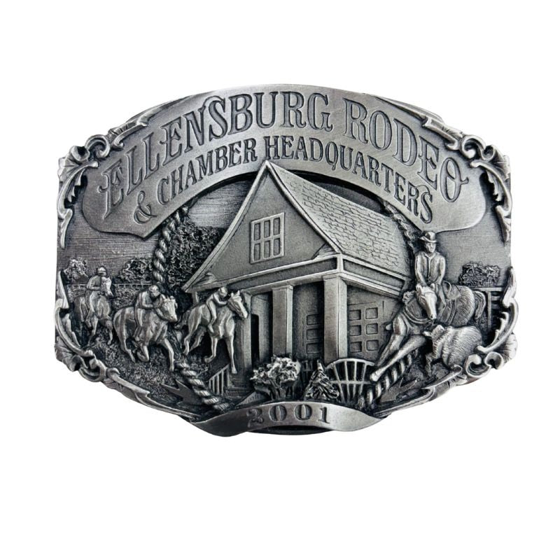 Ellensburg Rodeo Belt Buckle 2001 CW-13534_2ec6568d-a641-469f-9d70-f92d3ee677d6