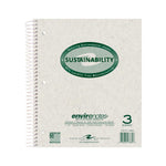 Nb 3 Subject Assorted Colors Spiral Notebook CW-13615