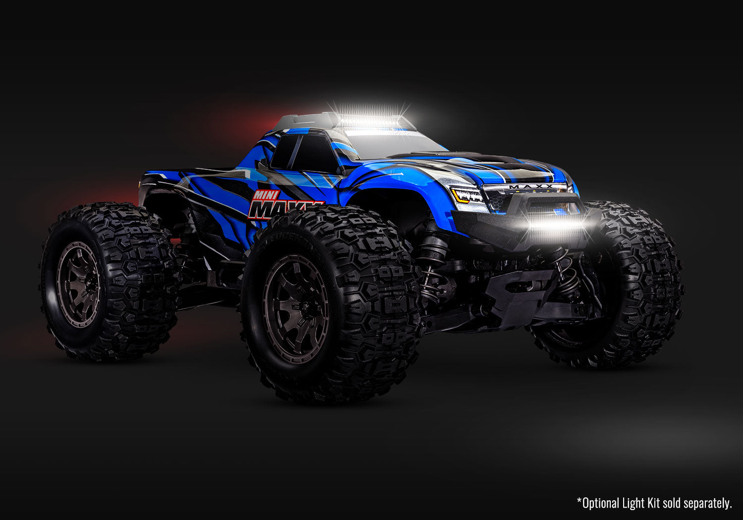 Traxxas Mini Maxx BL-2S RC Vehicle (1/16) - Black (107154-1-BLK) CW-13638_4