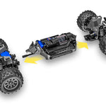 Traxxas Mini Maxx BL-2S RC Vehicle (1/16) - Blue (107154-1-BLUE) CW-13658_10_b5288278-8fcd-4bdf-8bd9-01572ba6c10d