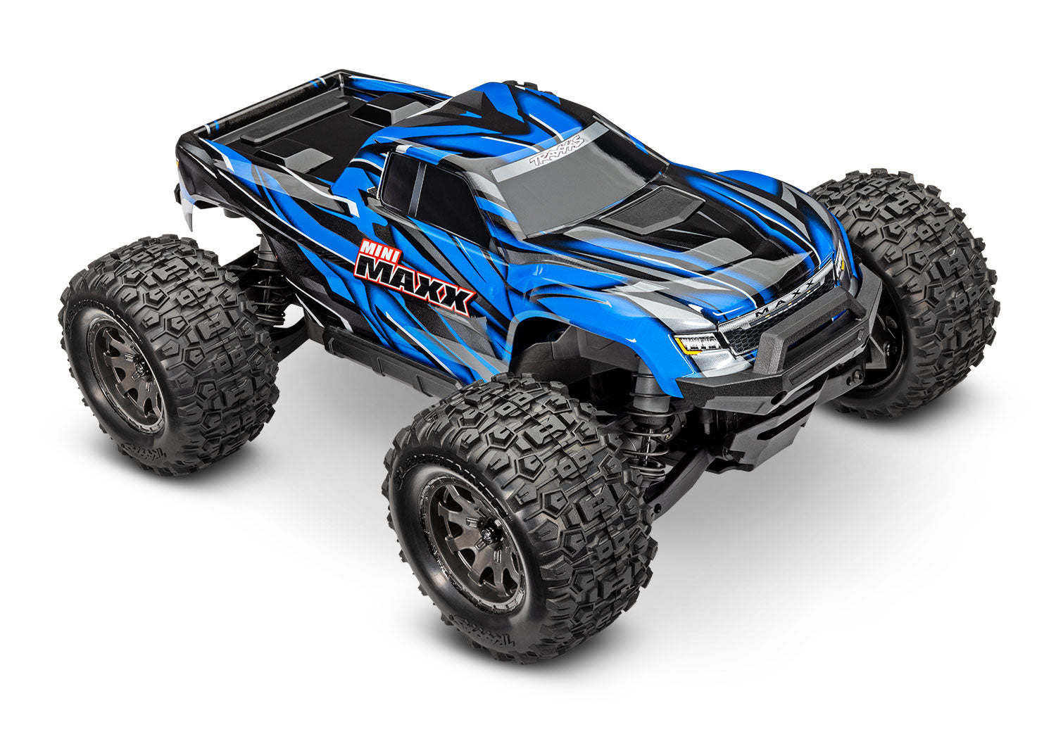 Traxxas Mini Maxx BL-2S RC Vehicle (1/16) - Blue (107154-1-BLUE) CW-13658_4_b6b3b9cf-f0dc-4594-bd0f-1b3d4e7d8538