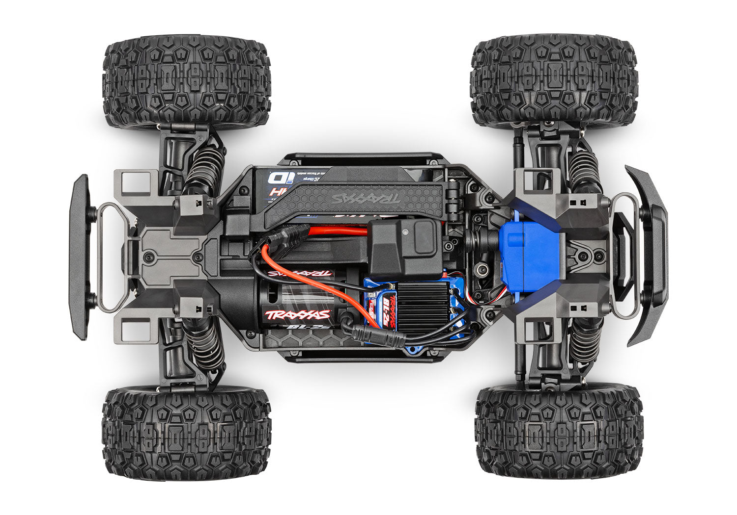 Traxxas Mini Maxx BL-2S RC Vehicle (1/16) - Blue (107154-1-BLUE) CW-13658_8