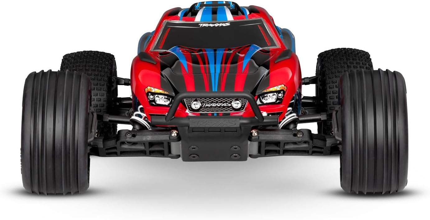 Traxxas Rustler 2WD Stadium Truck HD W/USB-C RC Vehicle (1/10) - Red 37254-8-RED CW-13666_1