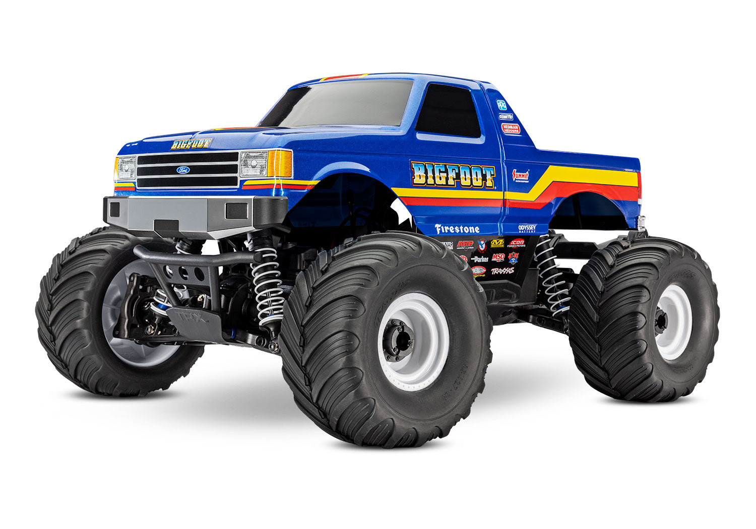 Traxxas Bigfoot 4X4 Bl-2S Rc Vehicle (1/10) - Blue (67134-4-Blue) CW-13667