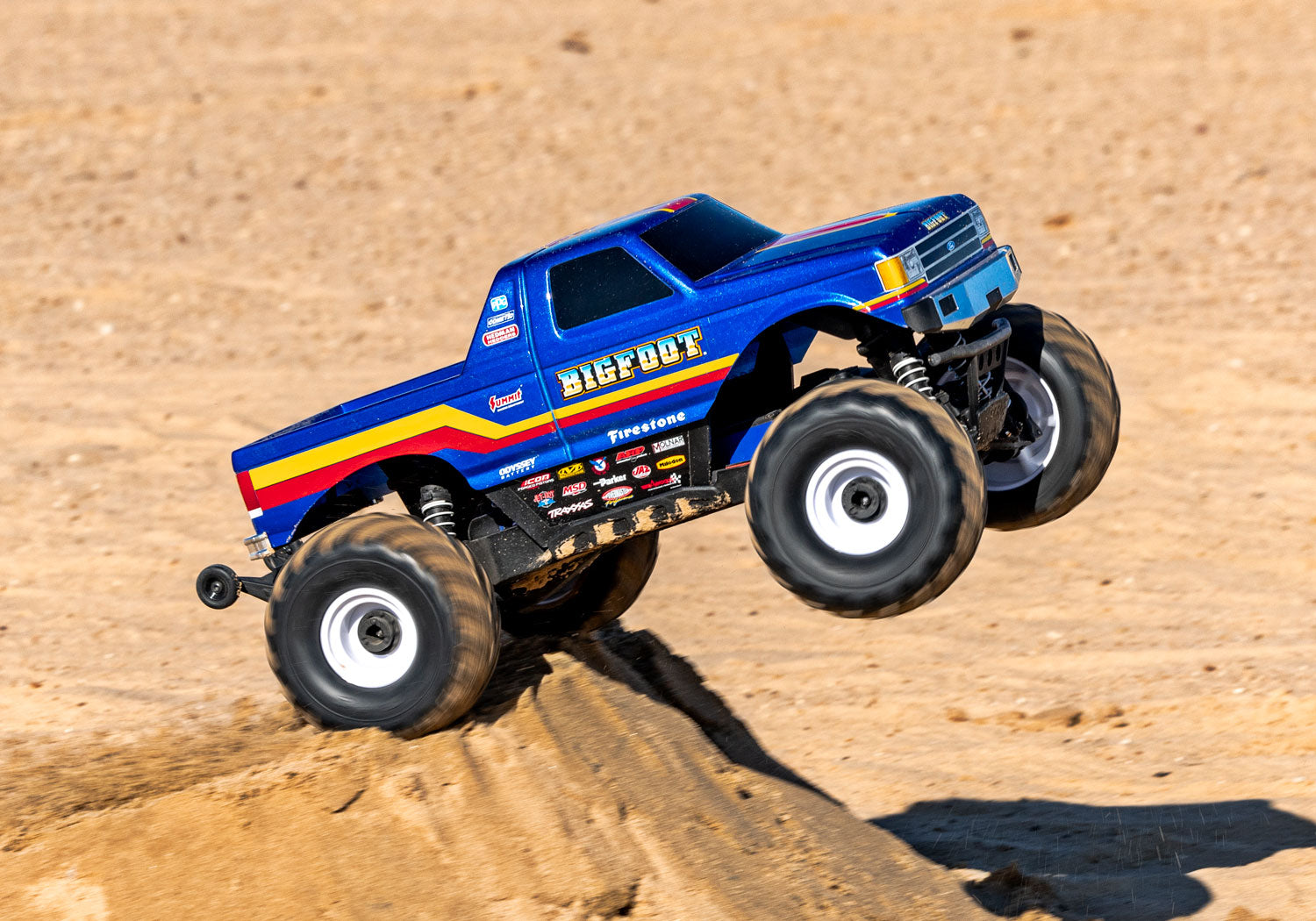 Traxxas Bigfoot 4X4 Bl-2S Rc Vehicle (1/10) - Blue (67134-4-Blue) CW-13667_15