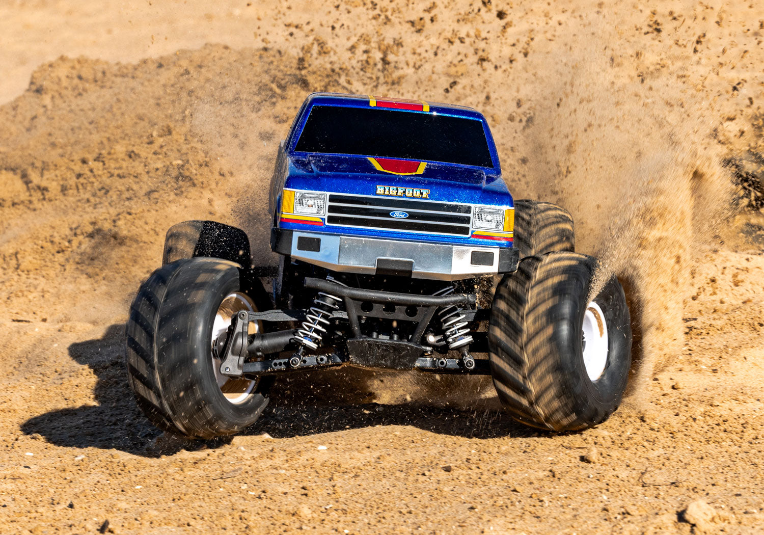Traxxas Bigfoot 4X4 Bl-2S Rc Vehicle (1/10) - Blue (67134-4-Blue) CW-13667_16