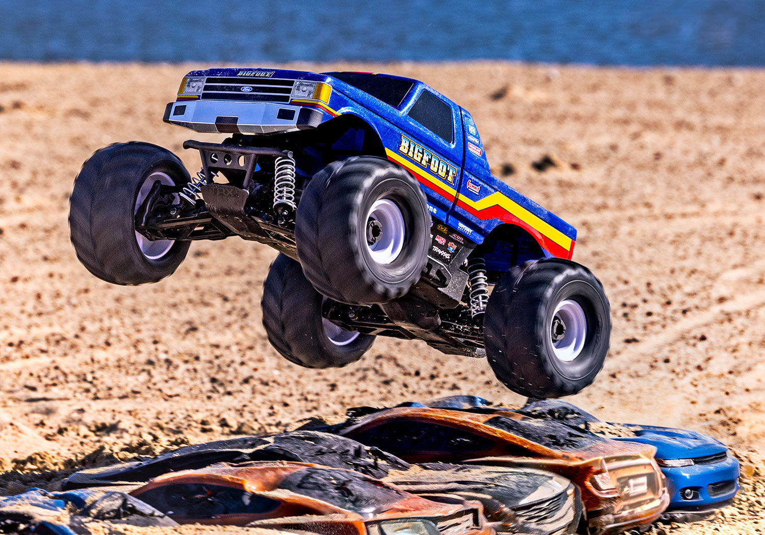Traxxas Bigfoot 4X4 Bl-2S Rc Vehicle (1/10) - Blue (67134-4-Blue) CW-13667_22