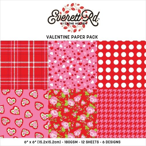Valentine Paper Pack 6X6 CW-13700