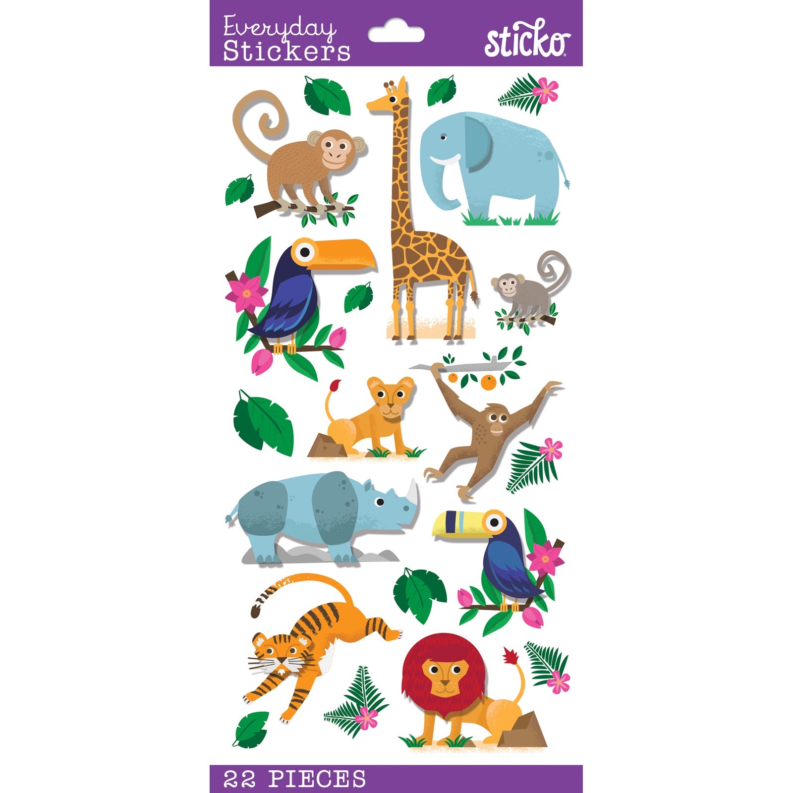Sticko Jungle Animals CW-13707