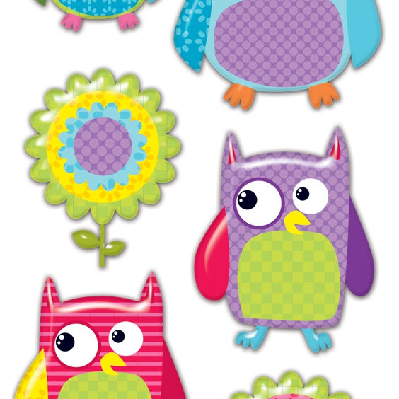 Sticko Flower Owl CW-13709