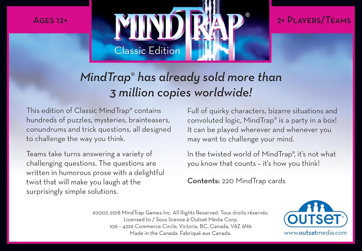 Mindtrap: Classic Edition - Outset Media CW-13713_2