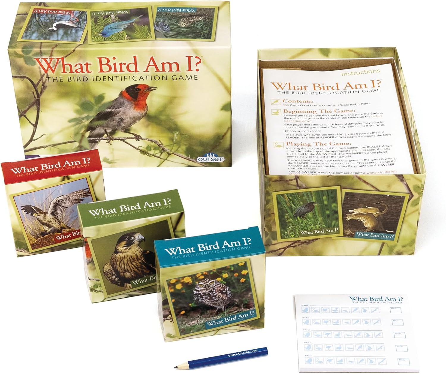 What Bird Am I? The Bird Identification Game - Outset Media CW-13721