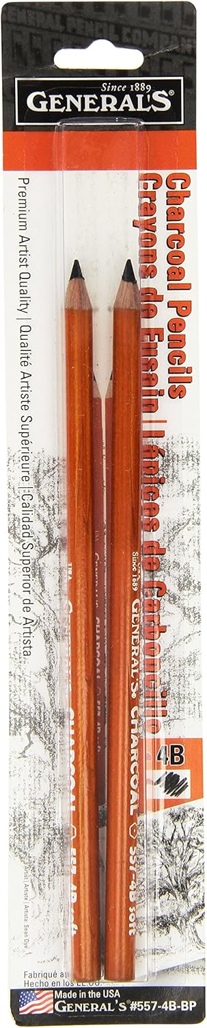 CHARCOAL PENCIL 557-4B CW-14240
