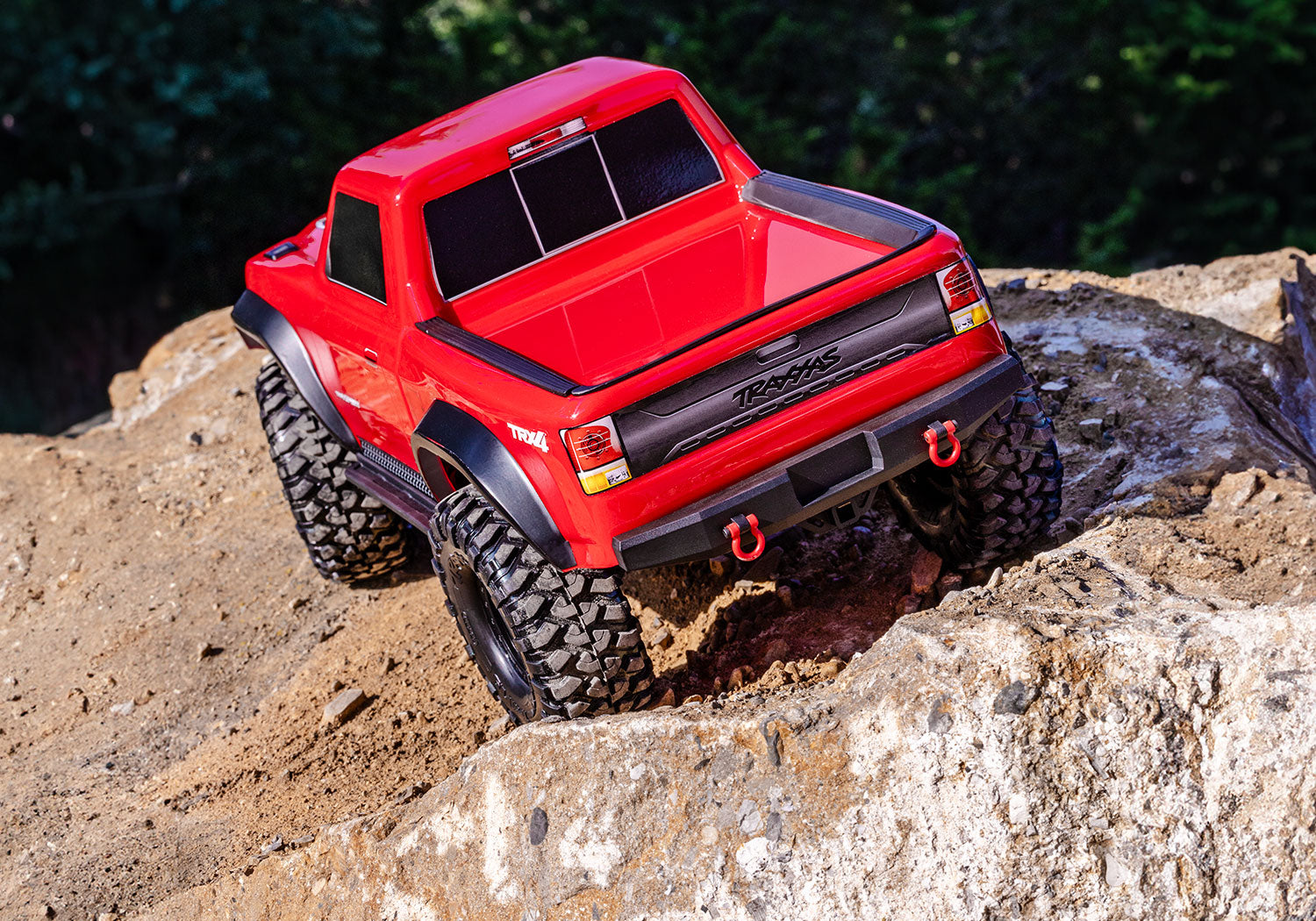 Red Trx-4 Sport Clipless - (1/10) 82224-4-Red CW-14426_2