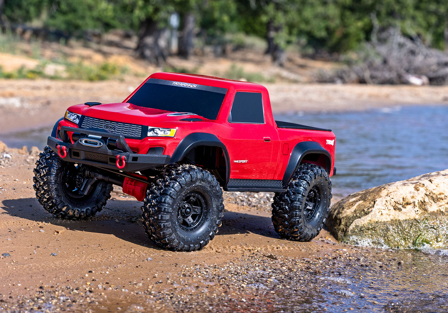 Red Trx-4 Sport Clipless - (1/10) 82224-4-Red CW-14426_2_93112e29-176b-4cdd-a85c-c4ff33bff9f3