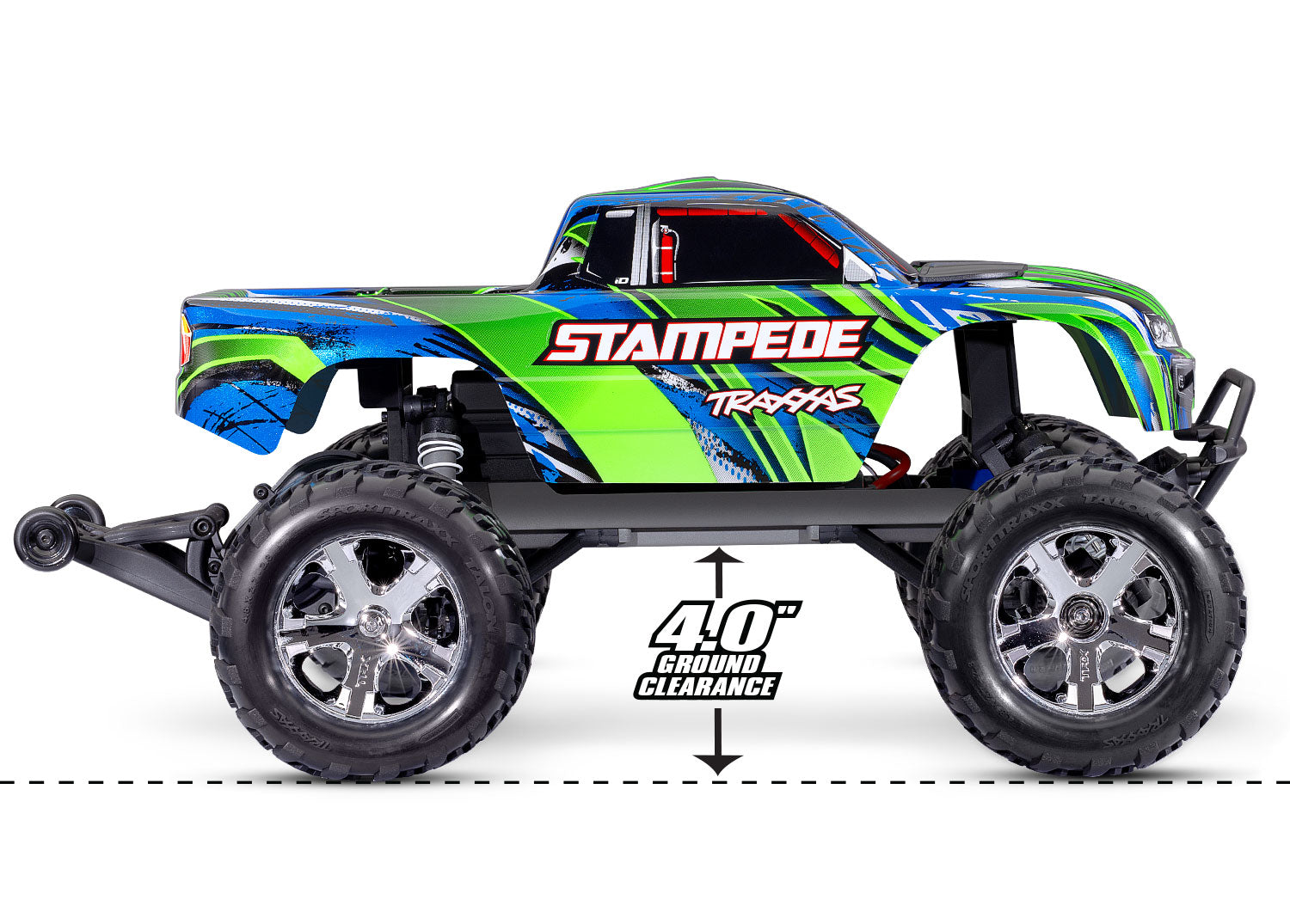 Stampede 2Wd Hd Pink W/ Battery (1/10) - 36254-8-Pink CW-14675_9