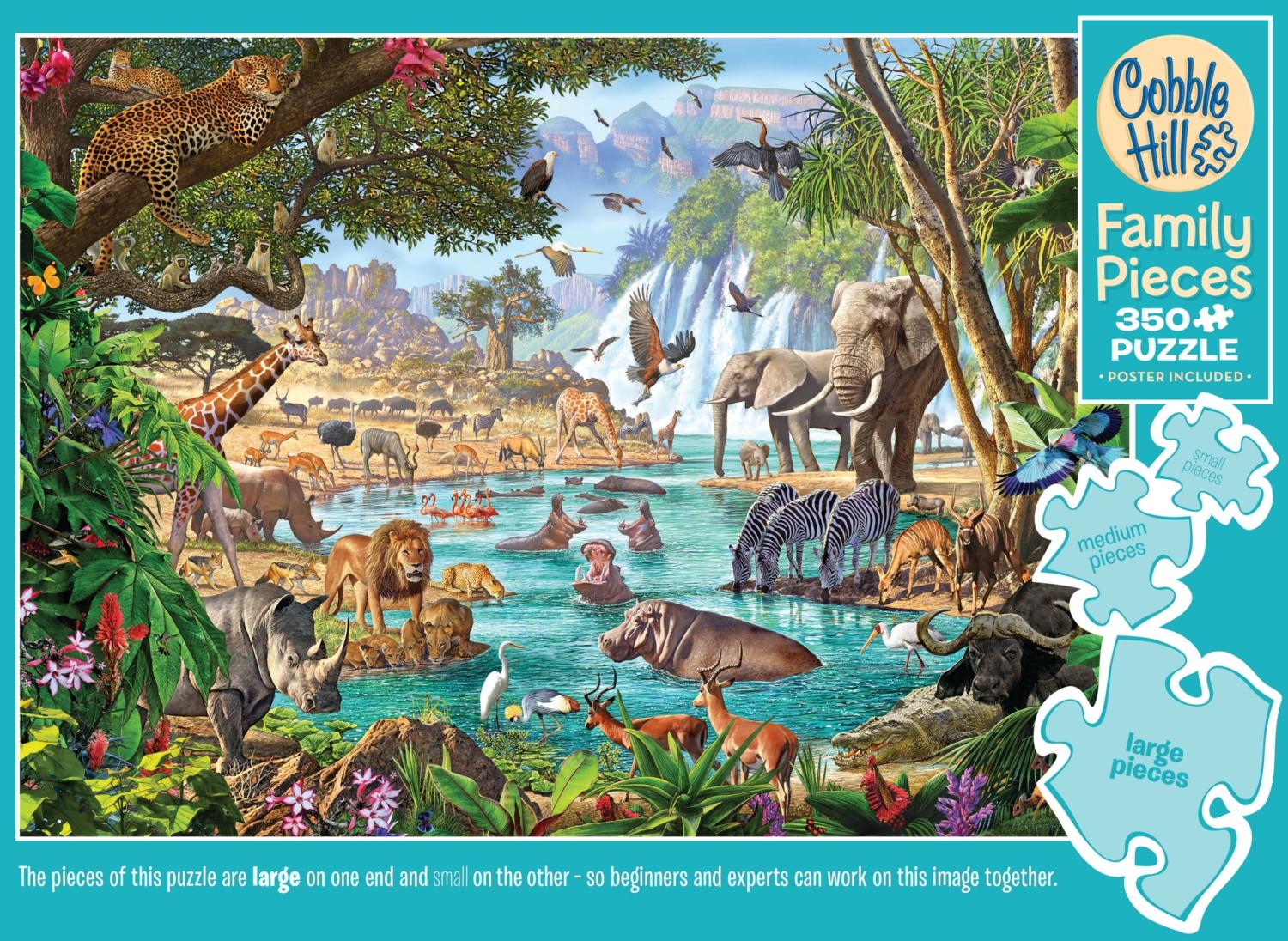 River Of Life 350 Family Pieces Puzzle - Crisp. Steve CW-14687
