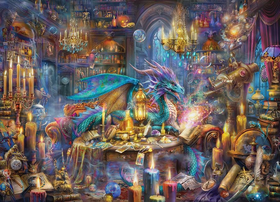 The Library Keeper 350 Family Pieces Puzzle - Krasny. Jan Patrick CW-14688_1