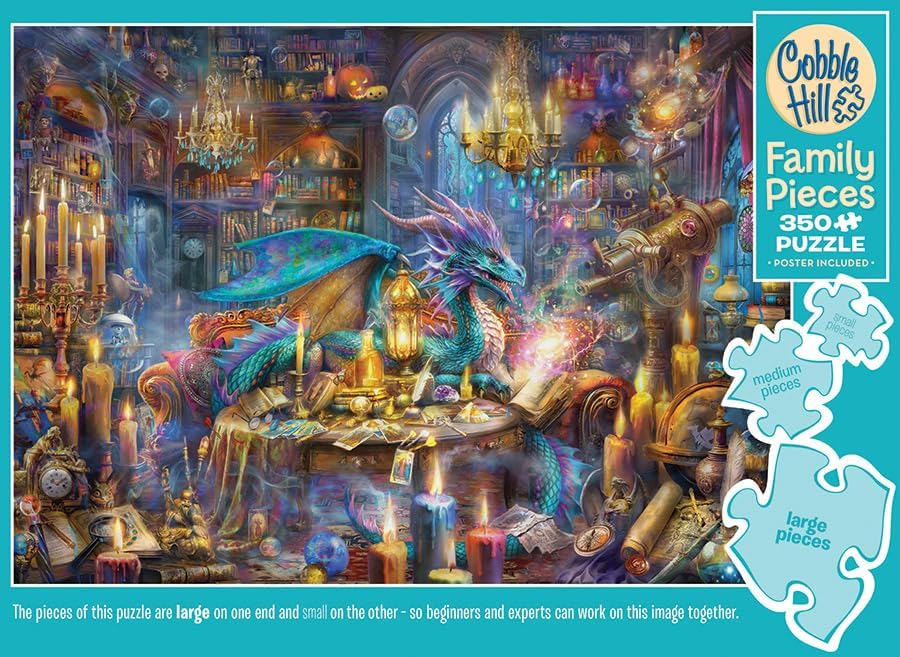 The Library Keeper 350 Family Pieces Puzzle - Krasny. Jan Patrick CW-14688_2