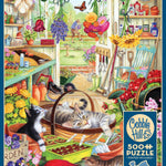 Potting Shed Cats 500 Piece Jigsaw Puzzle - Comerford. Claire CW-14694