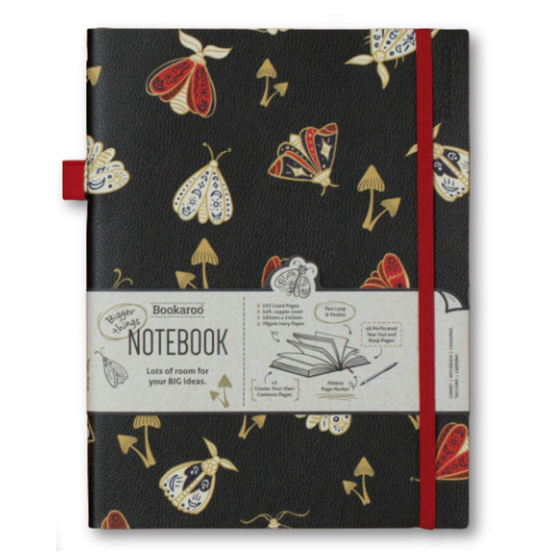 Dark Moth A5 Bookaroo Notebook - If Usa CW-14714