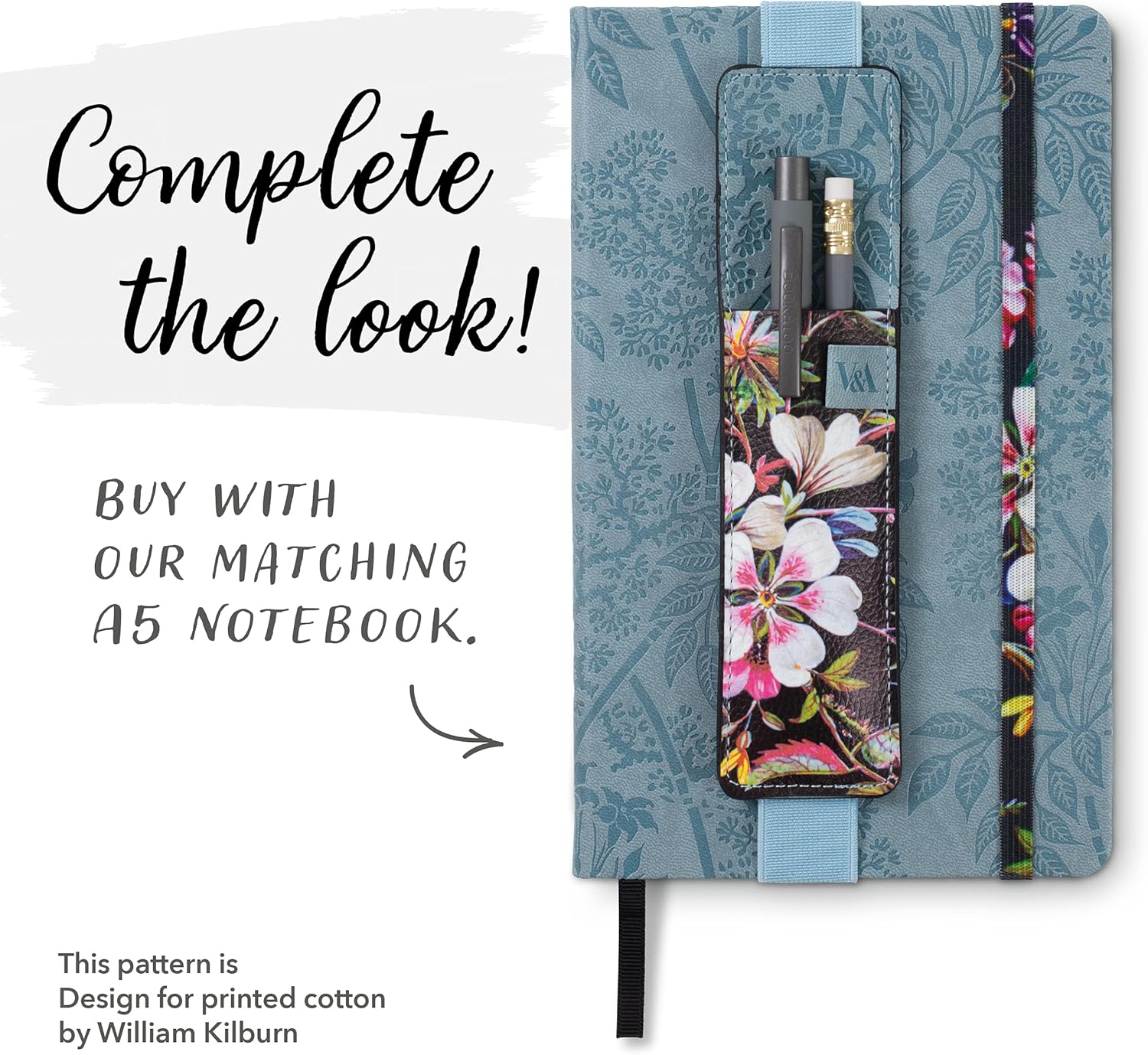 Dark Floral Bookaroo Pen Pouch - If Usa CW-14723_1