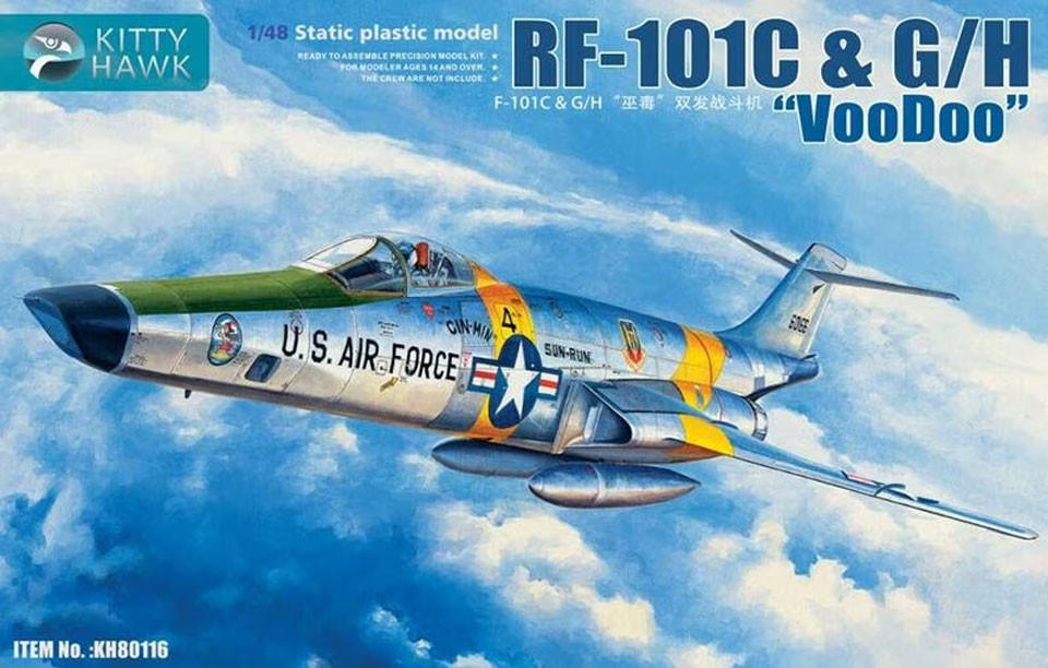 1/48 Kitty Hawk Rf-101C G/H CW-14741