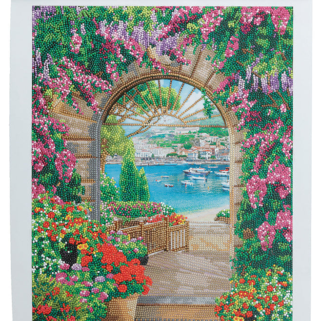 WINDOW TO PARADISE CRYSTAL ART SCROLL KIT CW-14749