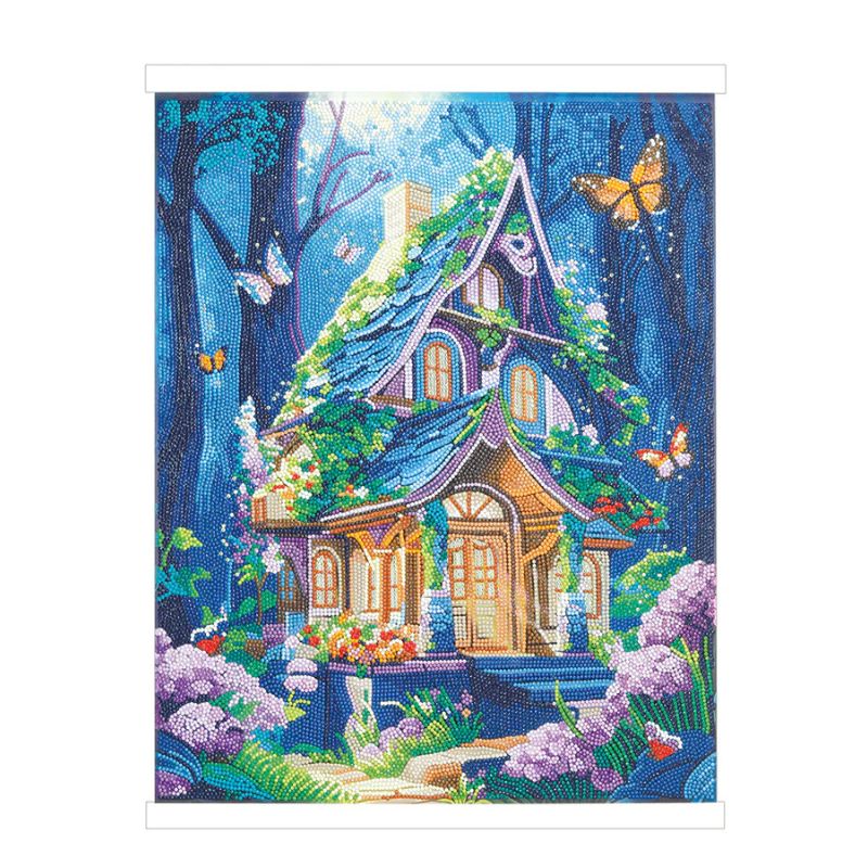 FANTASY HOUSE CRYSTAL ART SCROLL KIT CW-14752