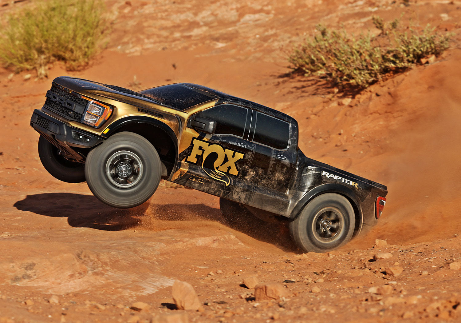 Traxxas Ford Raptor R 4X4 Ultimate Foxse RC Vehicle (1/10) - Gold 101177-4-FOXSE CW-14763_4