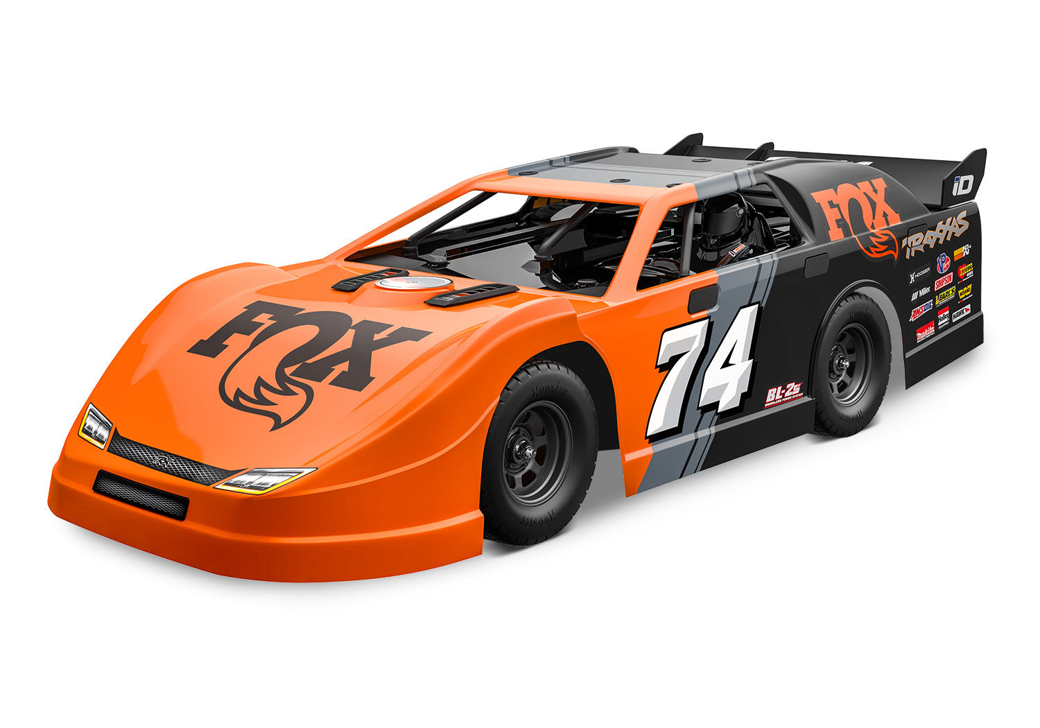 Traxxas Slash Late Model BL-2S Fox Edition RC Vehicle (1/10) - 104364-74-FOX CW-14767
