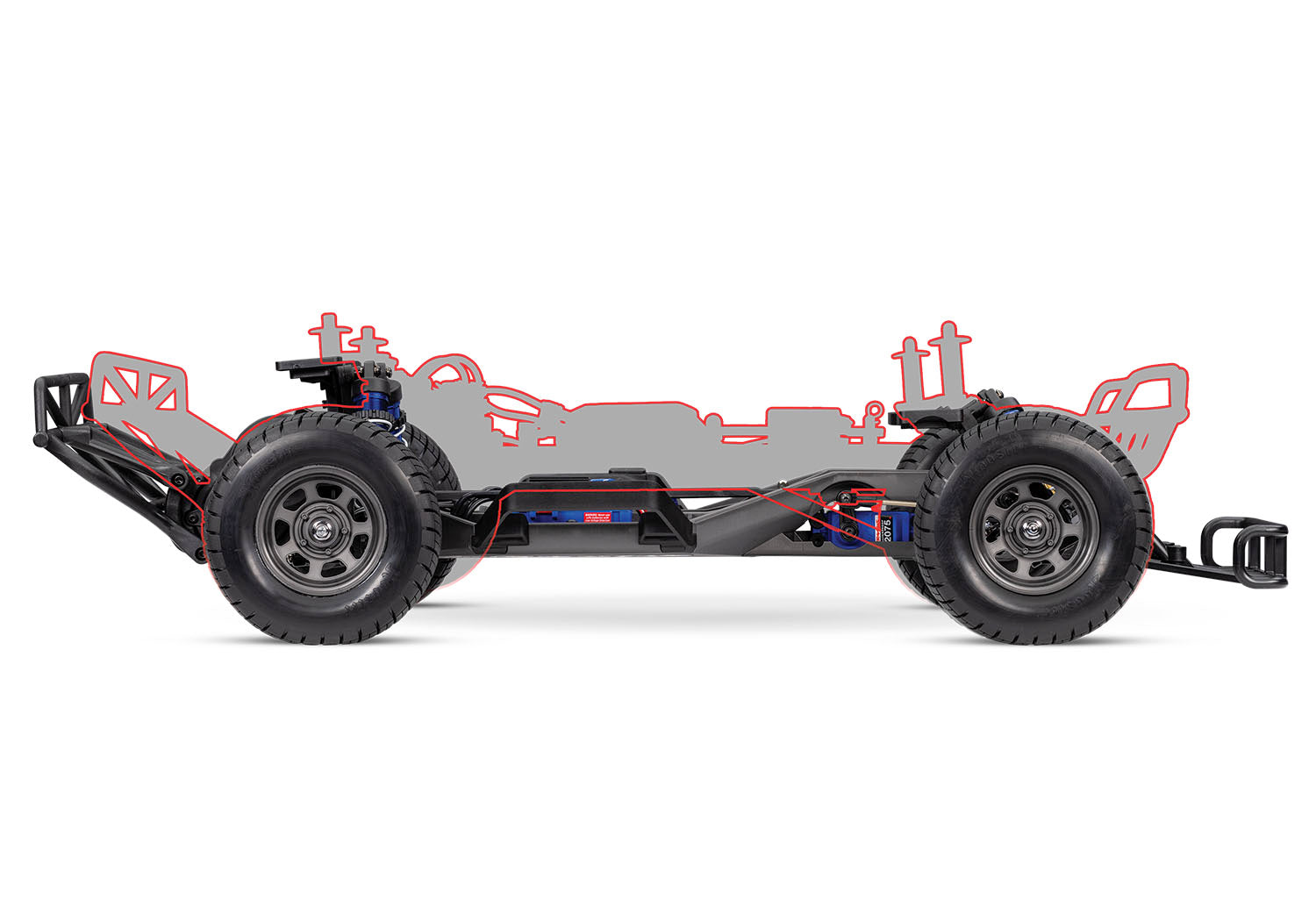 Traxxas Slash Late Model BL-2S Fox Edition RC Vehicle (1/10) - 104364-74-FOX CW-14767_10_e4feef45-937a-4324-bf75-71d4836cead0