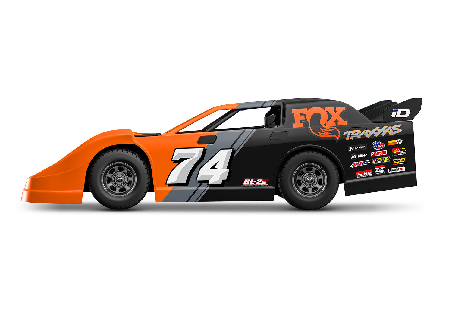 Traxxas Slash Late Model BL-2S Fox Edition RC Vehicle (1/10) - 104364-74-FOX CW-14767_1_e689e868-de72-4c9a-b89f-da410956b161