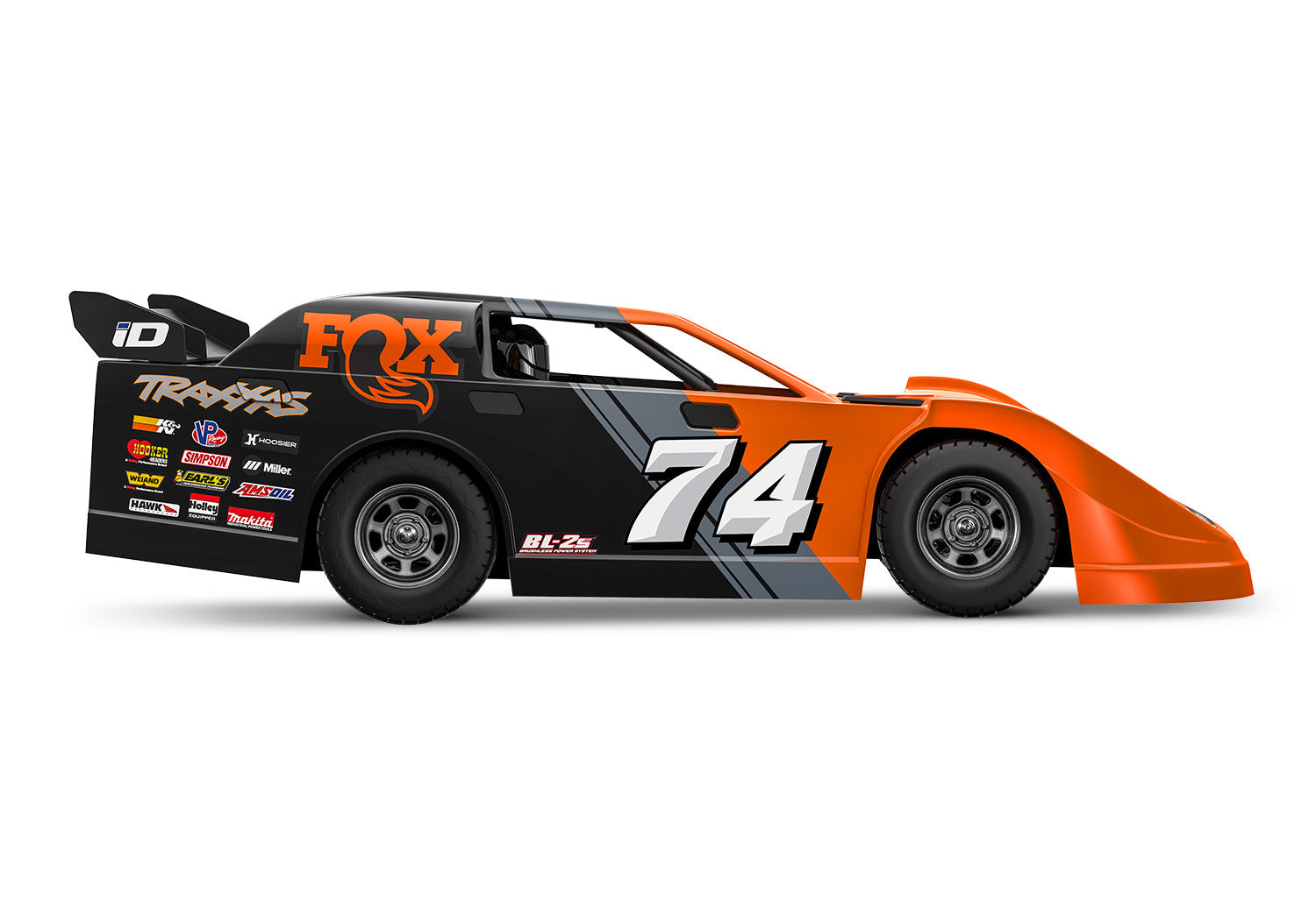 Traxxas Slash Late Model BL-2S Fox Edition RC Vehicle (1/10) - 104364-74-FOX CW-14767_3