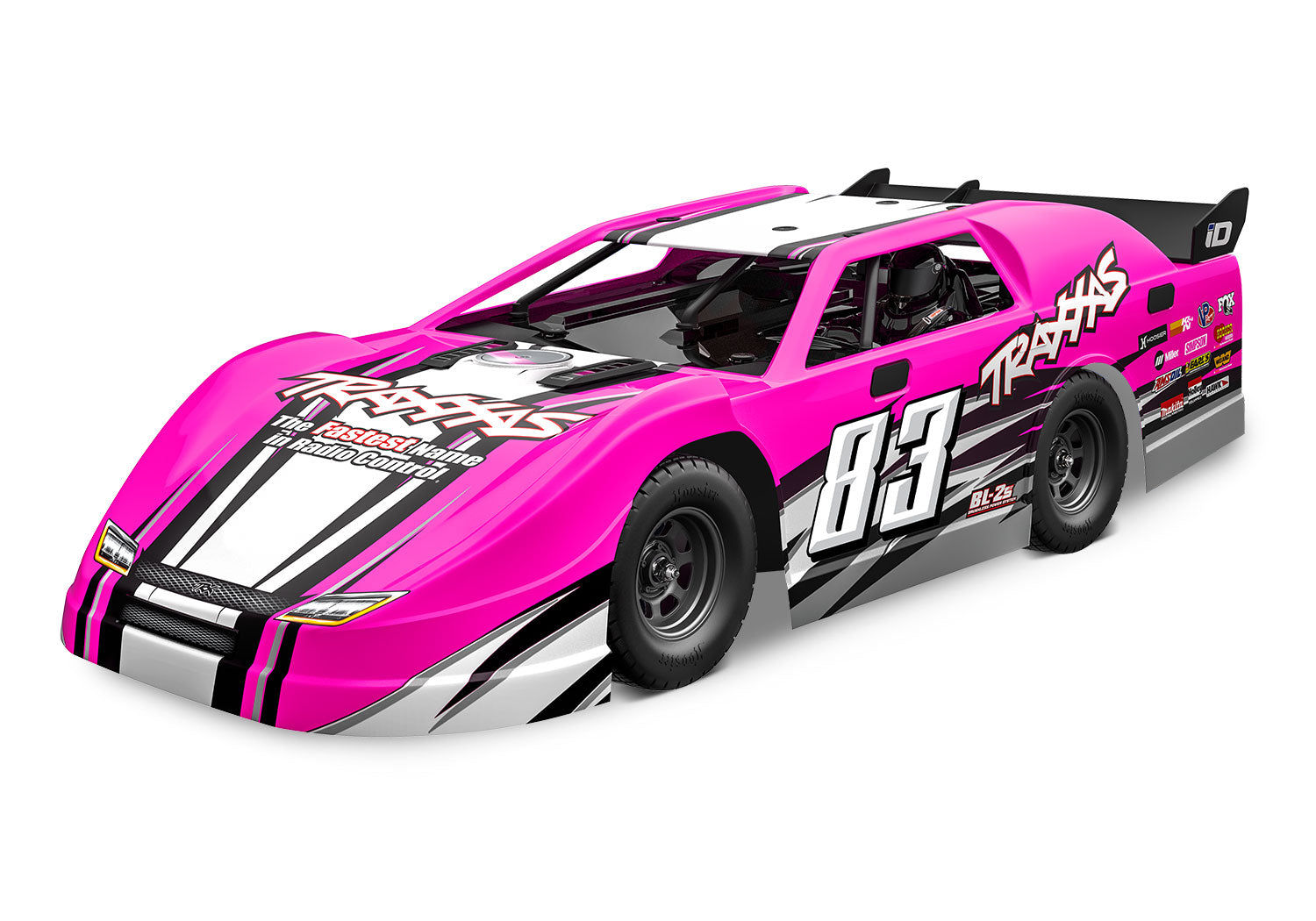 Traxxas Slash Late Model RC Vehicle (1/10) - Pink (104364-74-PINK) CW-14768_c59a5d87-7895-4753-8d33-3a3e8b127a54