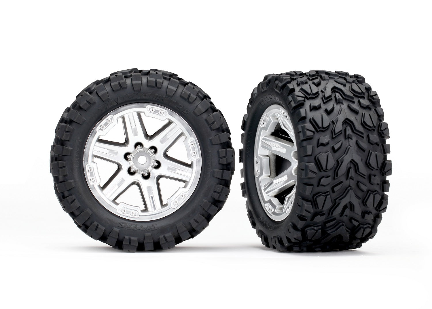 Rxt 2.8" Atin Chrome Wheels & Talon Ext Tires (2) 6773R CW-14822