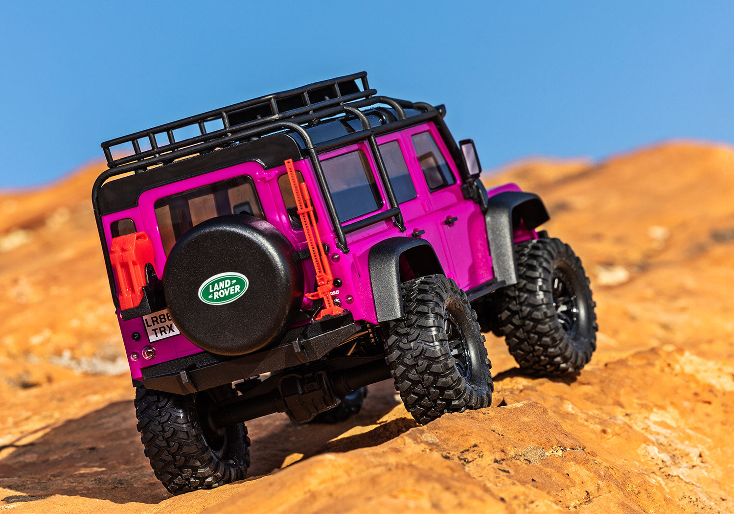 Traxxas TRX-4M Defender RC Vehicle (1/18) - Pink (97054-1-PINK) CW-14878_4
