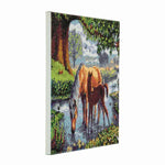 FELL PONIES MEDIUM CRYSTAL ART MOUNTED KIT (11.8" X 11.8") CW-14887