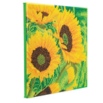 SUNFLOWER JOY MEDIUM CRYSTAL ART MOUNTED KIT (11.8" X 11.8") CW-14891