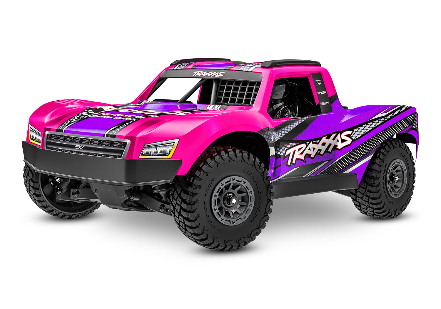 Traxxas Mini Slash 4X4 Rc Vehicle W/ Battery - Pink/ Purple (108164-1-Pink) CW-14914