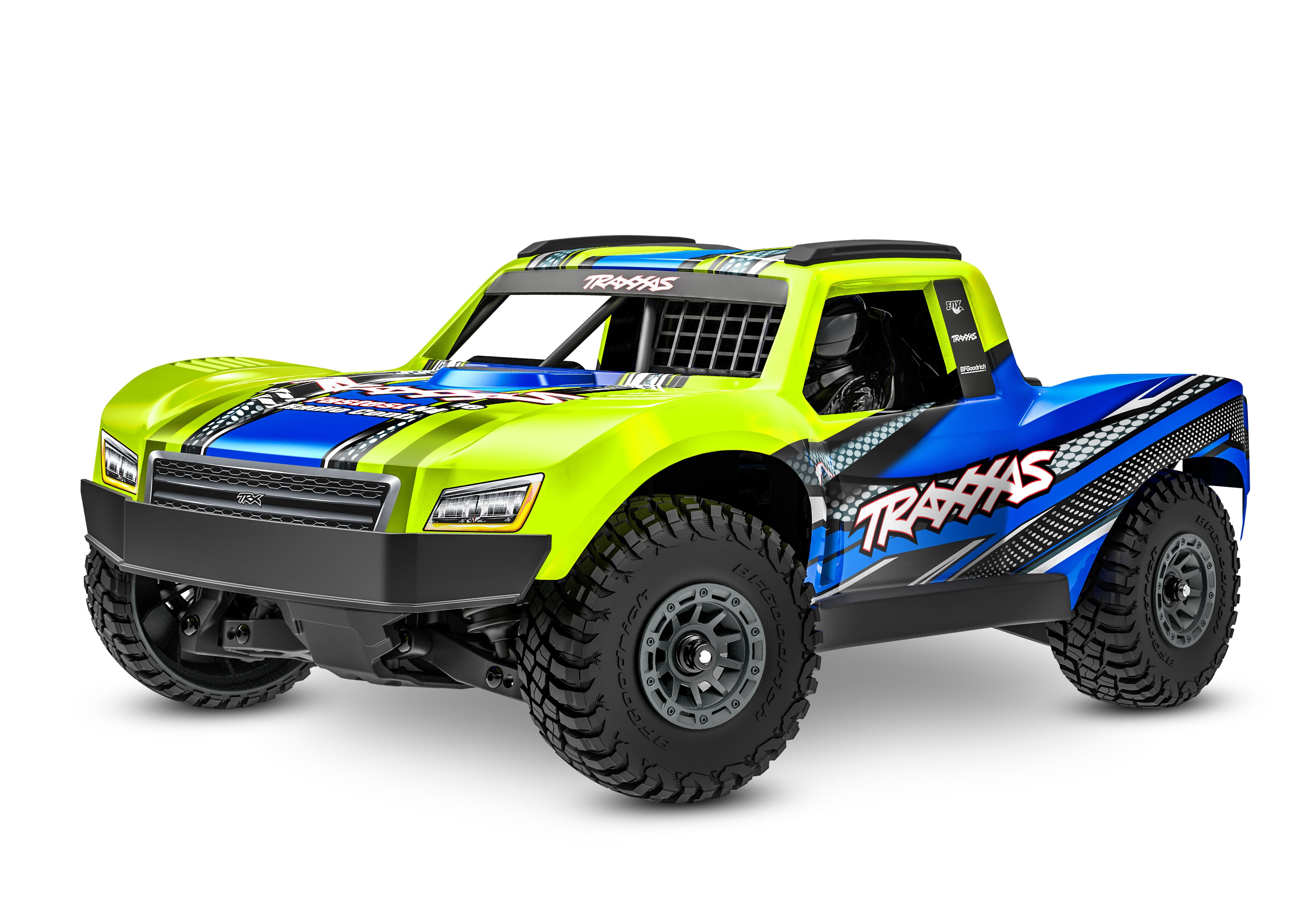 Traxxas Mini Slash 4X4 RC Vehicle W/ Battery - Yellow/ Blue (108164-1-YLW) CW-14916