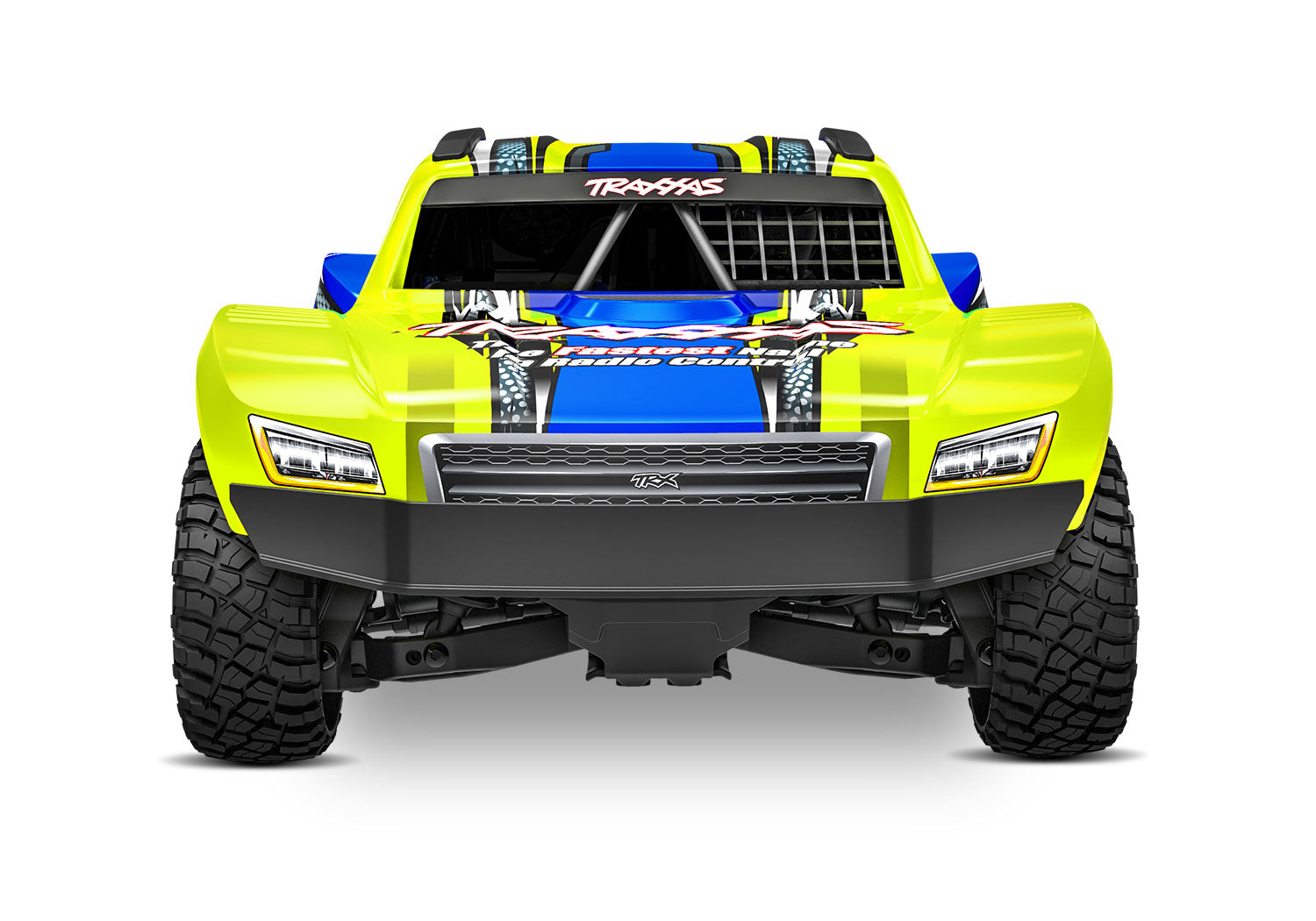 Traxxas Mini Slash 4X4 RC Vehicle W/ Battery - Yellow/ Blue (108164-1-YLW) CW-14916_3