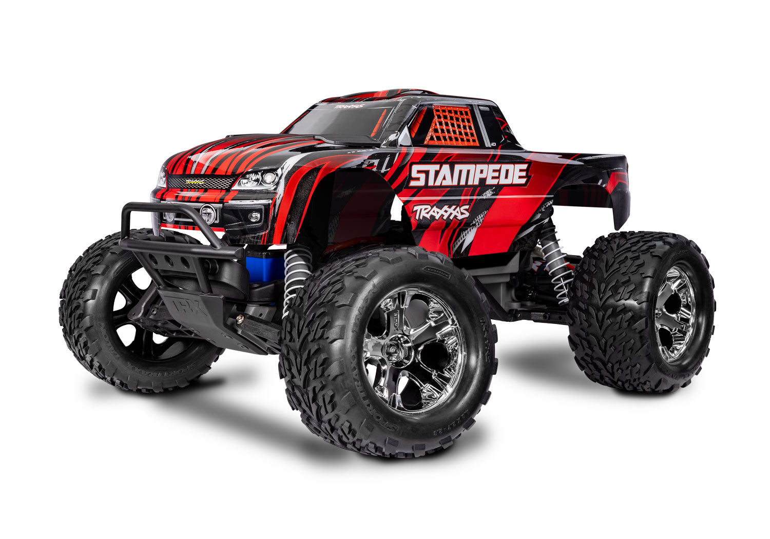 Stampede 2Wd Hd Red W/ Battery (1/10) - 36254-8-Red CW-15012
