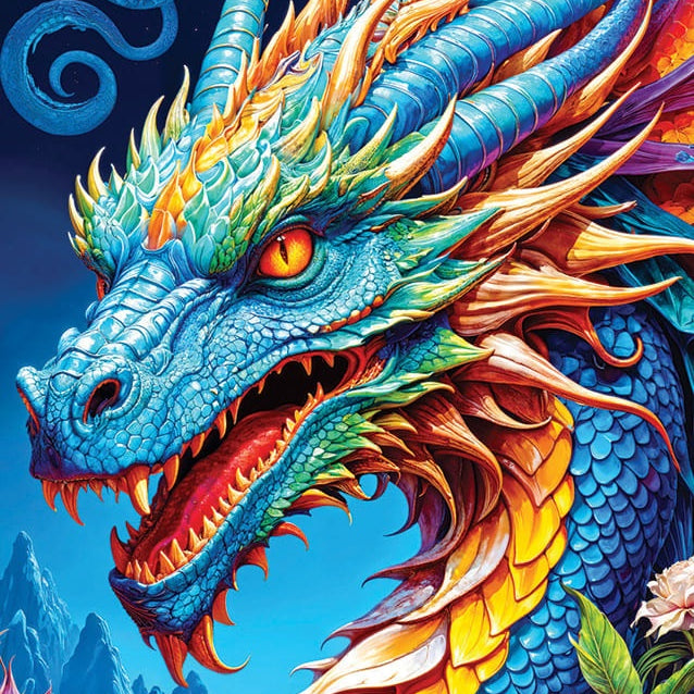 Blue Dragon 1000 Piece Jigsaw Puzzle - Enjoy CW-15070_cf90a7a9-1d04-4114-8265-c5efda6ba885