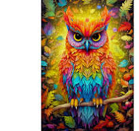 Autumnal Owl 1000 Piece Jigsaw Puzzle - Enjoy CW-15077