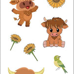 Highland Cows Stickers 80 CW-15108_3